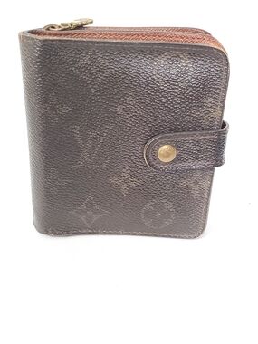 Louis Vuitton Brown Monogram Zip Wallet